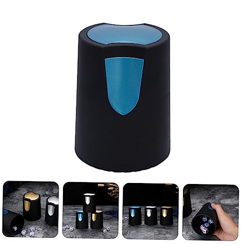 Kisangel 1pc Plastic Dice Cup Lid Portable Dice Storage Container for Ktv Bar for Family Gatherings Fashionable Design Easy to Clean and Space-Saving