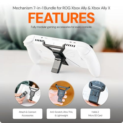 Mechanism 7-in-1 Bundle for ROG Xbox Ally X & ROG Xbox Ally Consoles | Kickstand, Battery, SSD, USB-C Hub, VESA & Wall Mounting Kit | Mount Anything Case Friendly Accessories - color: ROG Xbox Ally
