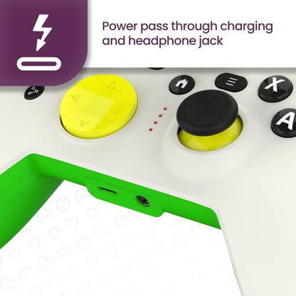 ESL Gaming Controller for iOS iPhone – Wired Gamepad with Triggers, Power Pass Through Charging, D-Pad & Headphone Socket - Handheld Game Console Accessory with ZeroG Mobile Device Holder