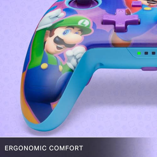 PowerA Enhanced Wireless Controller for Nintendo Switch/Switch 2 / Switch Lite/OLED Model - Color Splash Heros - Gamepad, game controller, Officially Licensed - color: Color Splash Heroes