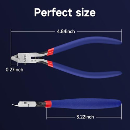 stedi Model Nippers Ultra Thin Single Blade Sprue Cutter for Plastic Models | Model Nippers,Plastic Model Tools,Model Building Tools,Model Assembly,Gundam Nippers,Gunpla Tools,Gundam Nippers - style: Ultimate Single-edged（High-end professional)