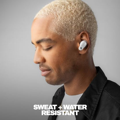 Skullcandy Method 360 ANC Wireless Earbuds with Sound by Bose - Bone | In-Ear Fit, Premium Active Noise Cancellation, 40 Hours Battery, Sweat and Water Resistant, Microphone for iPhone Android - color: Bone
