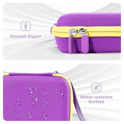 ProCase Hard Playing Card Game Carrying Case, Holds 300+ Cards -Purple | Travel Storage Box, Compatible with UNO, Five Crowns, SKYJO, PlayMonster and More Card Games, Case Only - color: Purple