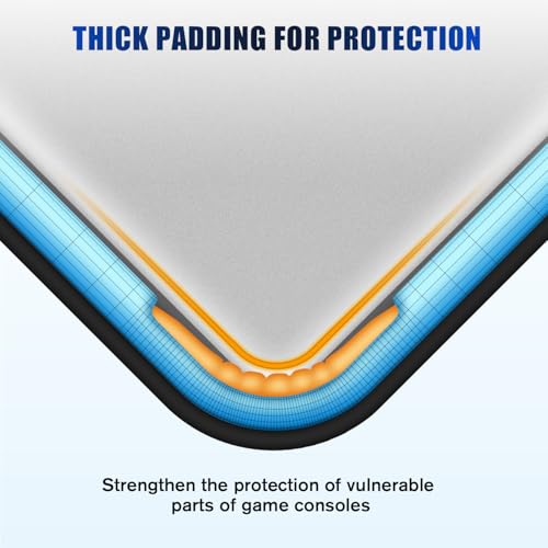 Deegotech Travel Case Compatible with PS5/PS5 Pro/PS5 Slim, Gaming Backpack | Water-resistant Carrying Case Compatible with Playstation 5 Console, Disc, Controllers, Accessories and 15.6" Laptop, Blue - color: Blue