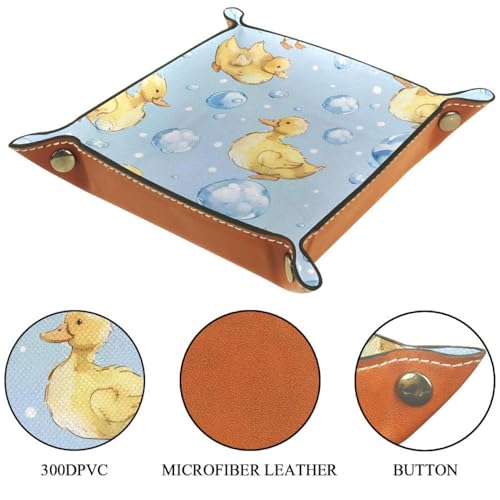 Cute Duck Dice Tray Dice Rolling Tray Folding Dice Holder for Dice Games, Like RPG, DND and Other Table Games - color: Multi 2