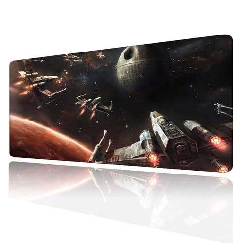 XXL Large Gaming Mouse Pad,Mousepad with Stitched Edge Frame & Non-Skid Rubber Base,Desk Mat for Work,Office Desk Pad for Laptop,Computer Keyboard and Mice Combo Pads Mouse Mat 31.5X15.7 inches - color: Pattern04