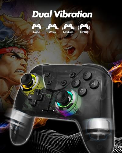GMBACK Wireless Switch 2 Pro Controller with Home Wake Up & Loop Macros | Bluetooth Controller for Nintendo Switch 2/1/Lite/OLED/iPhone/Android/PC/Steam/TV with Vibration/6-Axis Gyro/Turbo/800mAh - color: Black
