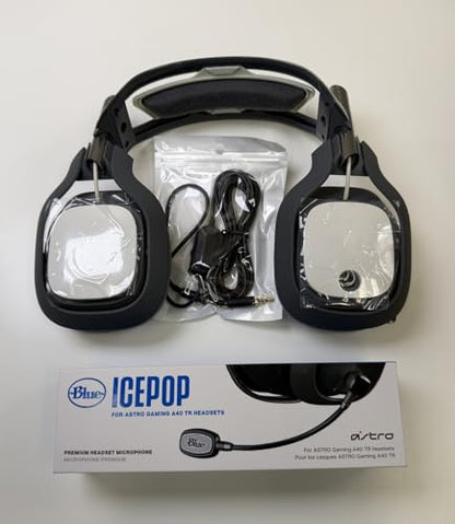 Logitech Astro A40 Headset Gen 2 Headset with Upgraded Blue Microphone - Grey/White (Renewed)