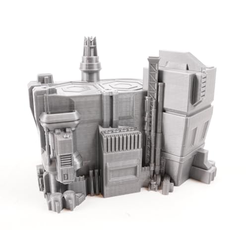 6mm Sci-Fi Cityscape Bundle 3 - Tabletop Terrain for Miniatures Games Such as Epic Battletech Adeptus Titanicus (Bundle 3) - size: Bundle 3 without Hexes