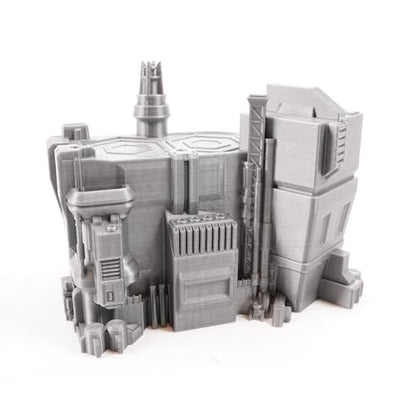 6mm Sci-Fi Cityscape Bundle 3 - Tabletop Terrain for Miniatures Games Such as Epic Battletech Adeptus Titanicus (Bundle 3) - size: Bundle 3 without Hexes