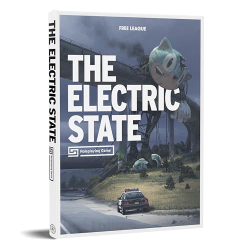 Free League Publishing The Electric State RPG Core Rulebook Tabletop Roleplaying Game for Adults, Family, Teens 14+ - style: The Electric State RPG Core Rulebook