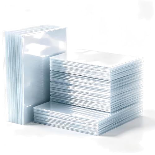 200Pcs Card Sleeves, Penny Sleeve,Trading Card Sleeve, Clear Inner Protector Fit for MTG TCG Baseball Football Soccer Sports Standard Trading Cards Sleeve