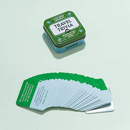 Chronicle Books After Dinner Amusements: Travel Trivia: 50 Questions on World Geography and Culture (Family Friendly Trivia Card Game, Portable Camping and Holiday Games) - color: Travel Trivia
