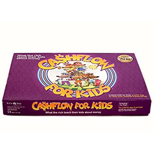 Rich Dad Cashflow Board Game for Kids, Children's Edition, Up to 6 Players, Ages 6+ - Fun and Educational Learning Games for Boys, Girls, and Family - style: Kids Version