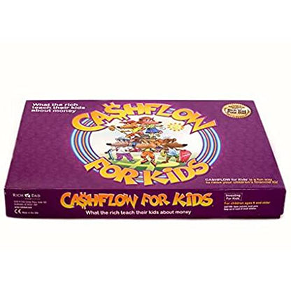 Rich Dad Cashflow Board Game for Kids, Children's Edition, Up to 6 Players, Ages 6+ - Fun and Educational Learning Games for Boys, Girls, and Family - style: Kids Version