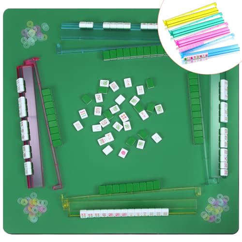 Ceenna American Mahjong Set with Carrying Bag,American,Green - color: Green