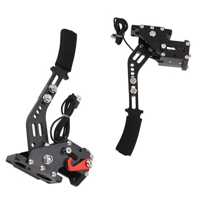 USB Handbrake, 14Bit PC USB Handbrake for Racing Games G27 G25 G29 T500 T300 Fanatecosw Lfs Dirt Rally (Black)