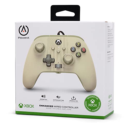 PowerA Enhanced Wired Controller for Xbox Series X|S - Desert Ops, Officially Licensed for Xbox - color: Desert Ops