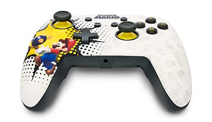 PowerA Enhanced Wired Controller for Nintendo Switch - Bob-omb Blast, Gamepad, game controller, wired controller, officially licensed - color: Bob-omb Blast