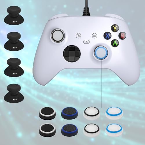 27 PCS LB RB Bumpers Button Replacement Kit, SourceTon LB RB Button Triggers Parts, Joystick, Screwdriver, Thumbstick Holder, Headphone Jack Plug Port, Hat Silicone Compatible with Xbox ONE Controller