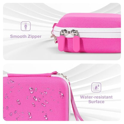 ProCase Hard Playing Card Game Carrying Case, Holds 300+ Cards -Pink | Travel Storage Box, Compatible with UNO, Five Crowns, SKYJO, PlayMonster and More Card Games, Case Only - color: Pink