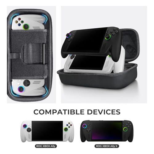 JYGamhanbil Hard Shell Carrying Case for ASUS ROG Xbox Ally / Xbox Ally X | Compatible with ROG Xbox Ally X (2025 7"), Portable Travel Storage Bag, For Gaming Handheld Console & Accessories