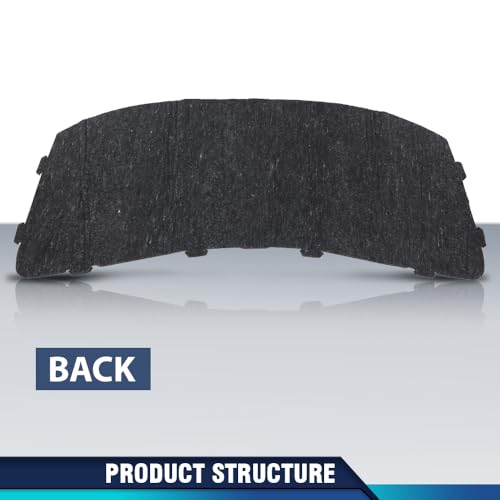 PIT66 Hood Insulation Pad 1/2" W/ Clips Compatible with Land Rover Range Rover 2002-2012 - style: 2002-2012 Range Rover