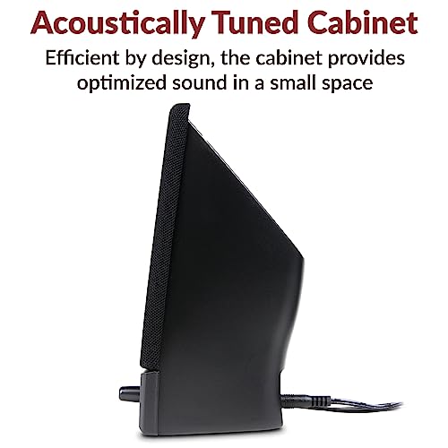 Cyber Acoustics CA-2014 Computer Speakers, Full Stereo Sound, Convenient Controls, Easy Setup - style: AC