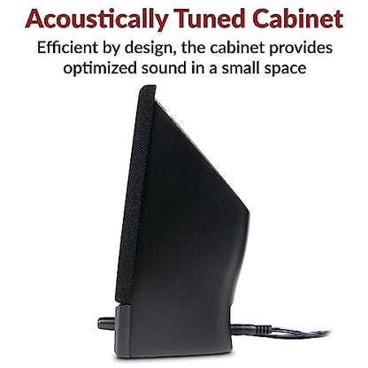 Cyber Acoustics CA-2014 Computer Speakers, Full Stereo Sound, Convenient Controls, Easy Setup - style: AC