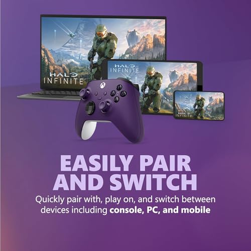 Microsoft QAU-00068 Xbox Wireless Controller Astral Purple 2 Pack (Renewed) - color: Astral Purple