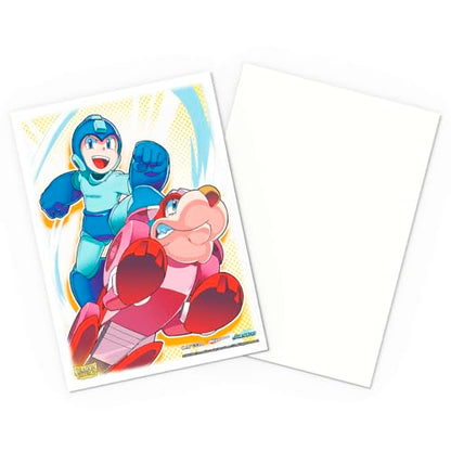 Dragon Shield | Matte Art Sleeves | 100 CT - Smooth & Tough Premium TCG Sleeves | Compatible with Pokemon, One Piece & Magic the Gathering | Mega Man & Rush - color: Mega Man & Rush