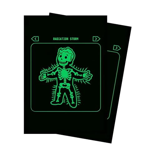 Radiation Storm - MTG Card Sleeves, 104ct, Standard Size, Smooth | Double Sleeving Compatible, Smudge Resistant Matte Back, Compatible with Standard 66x92mm TCG and Magic The Gathering Cards. - color: Radiation Storm, size: Smooth