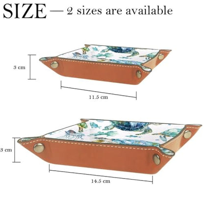 Ocean Turtles Dice Tray Dice Rolling Tray Folding Dice Holder for Dice Games, Like RPG, DND and Other Table Games - color: Multi 20