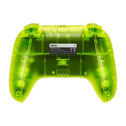 8Bitdo 64 Bluetooth Controller for Analogue 3D, Extreme Green | Switch/Switch 2, Windows and Android Support, Wired USB, D-Input/S-Input Modes, Hall Effect Joystick, Vibration - color: Extreme Green