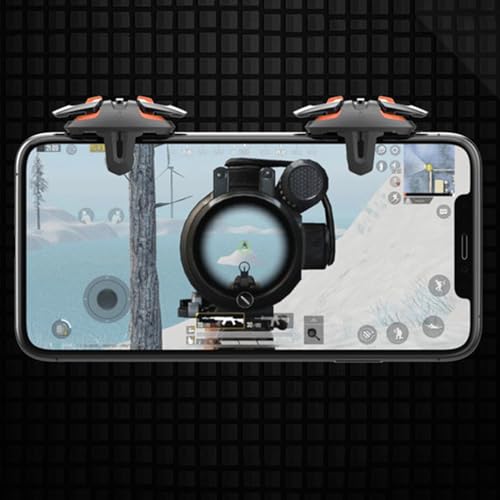 Mobile Gaming Triggers Phone Controller L1R1 for Gaming PUBG/Call of Duty, Gatillos para Celular, Compatible with Android & iOS