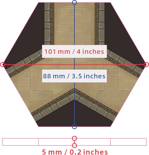 Modular Magnetic Locking DND Map Tiles for Dungeons & Dragons Game | Double-Sided | Fog of War | Dry-Erase | Static Cling Stickers - Under-Citadel - style: Under-Citadel