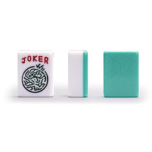 Yellow Mountain Imports Set of 166 American Mahjong Tiles, Pepper (Tiles Only Set) - color: Pepper Green