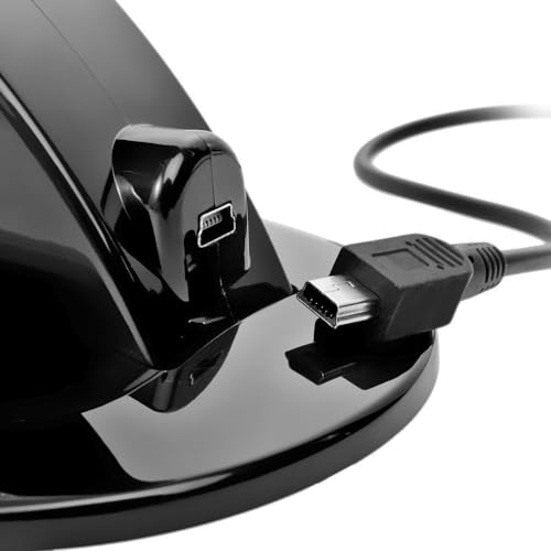 PS4 Controller Charger, Megadream PlayStation 4 Charging Station for Sony PS4 / PS4 Pro / PS4 Slim DualShock 4 Controller, Dual USB Fast Charging Station Stand with LED Indicator Light
