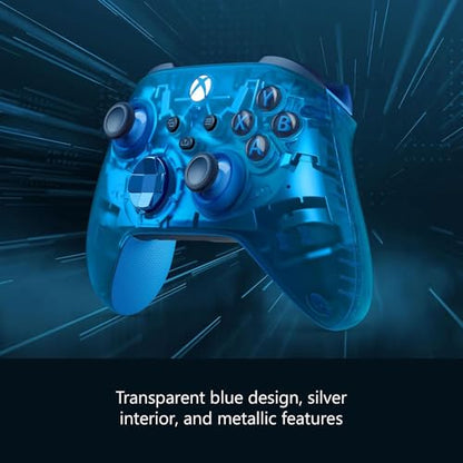 Microsoft QAU-00150 Wireless Dual Controller Bundle (Sky Cipher Special Edition) for Xbox Series X|S, Xbox One, Windows PC, Android and iOS (Renewed) - color: Sky Cipher