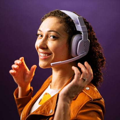 Logitech G Astro A10 Gen 2 Cross-Platform Wired Gaming Headset - Lilac | 3.5mm Headphone Jack, 32mm Drivers, Flip-to-Mute Mic, Over-Ear Cup Design - color: Lilac