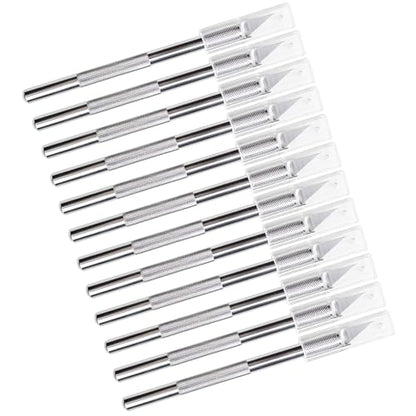 WA Portman Hobby Knife Set – 12pc Precision Craft Knife Set with SK5#11 Steel Exacto Knife Blade – Art Sticker Cutter for Paper, Vinyl, Leather, Wood – Polymer Clay Tool and Craft Supplies | Craft Knife Set with 50pc SK5#11 Steel Exacto Knife Blade – Craf