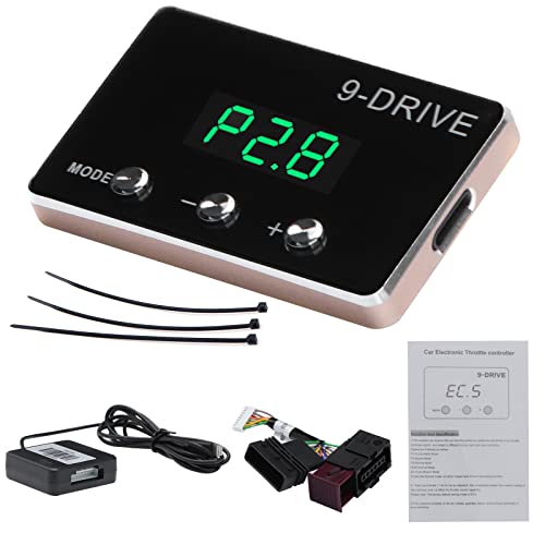 Throttle Response Controller, 9 Drive 9-Mode Smart Electronic Racing Pedal Accelerator for Dodge RAM 1500 New Body Style Wrangler JL Gladiator JT NISSAN Titan Trucks Chevrolet(809)