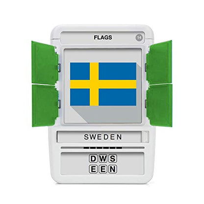 Flags of The World Travel Game - Learn 100 Country Flags | Flash Cards with Slide Reveal Case | Geography Card Game, Gift, Stocking Stuffer | for Kids and Adults | Ages 6+ - style: Flags of the World