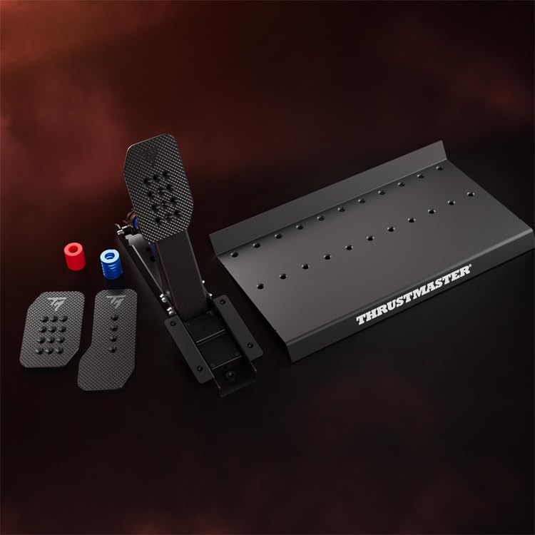 Thrustmaster Raceline LC Load Cell Brake Upgrade Kit - PS5, XBOX & PC | 220 lb capacity, 24-bit sensor, support plate, 2 metal pedal heads, 4 springs, preload dial, fits Raceline LTE and III - style: Raceline LC Upgrade