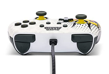 PowerA Enhanced Wired Controller for Nintendo Switch - Bob-omb Blast, Gamepad, game controller, wired controller, officially licensed - color: Bob-omb Blast