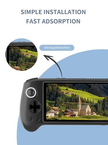 [2 Park] Screen Protector for RG556 5.48 Inch Handheld Game Consoles Tempered Glass Film, Screen Protector for AntiBoring Games RG556 Handheld Gaming Anti-Scratch & Sensitive & 9H Hardness