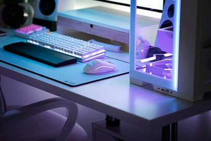 GLORIOUS Gaming Model I 2 Wireless Gaming Mouse - Hybrid 2.4Ghz & Bluetooth, 75g Superlight, 9 Buttons (2 Swappable), RGB, PTFE Feet, MMO/MOBA/FPS, Long Battery Life, Side Thumb Rest - White - color: Matte White, size: Model I2 Wireless
