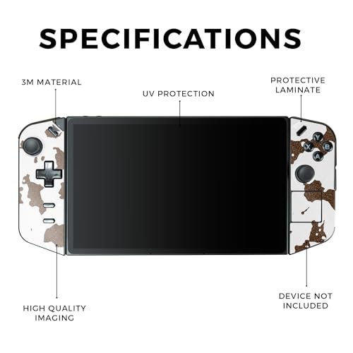 Glossy Glitter Gaming Skin Compatible with Lenovo Legion Go - Brown Cow - Premium 3M Vinyl Protective Wrap Decal Cover - Easy to Apply | Crafted in The USA by MightySkins - color: Brown Cow, style: Glossy Glitter Finish
