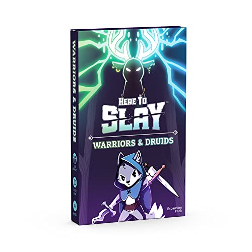 Unstable Games - Here to Slay Warriors & Druids Expansion Pack - Designed to be Added to Your Here to Slay Base Game - Great for Family Game Night - style: Expansion: Warriors and Druids