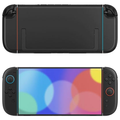 eXtremeRate DIY Replacement Full Set Buttons for Joycon 2, Custom ABXY Direction Keys Dpad + - C Home Capture Release L R ZR ZL Trigger Buttons for Nintendo Switch 2 Controller - Black - color: Black